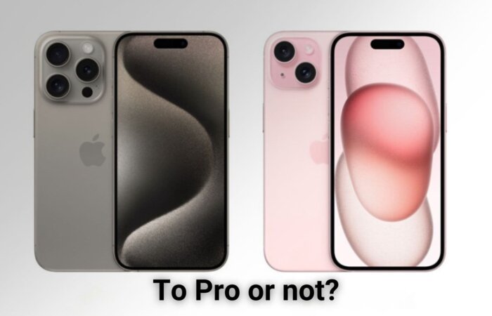 iphone 15 vs 15 pro comparison