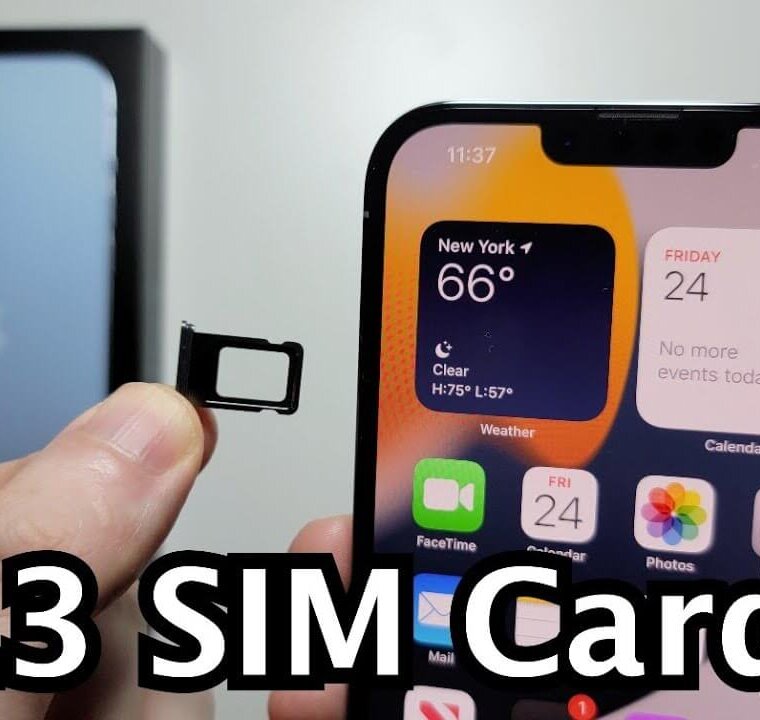 How To Insert Sim Card In iPhone 13